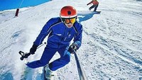 Ini saat dia bermain ski di Formigal, sebuah resor ski di Spanyol (ignacioondategui/Instagram)