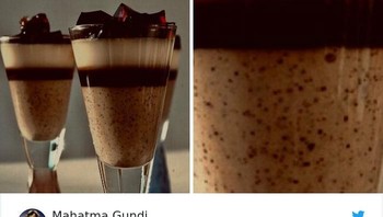 Jangan-jangan fotonya terinspirasi minuman ini. Foto: Twitter