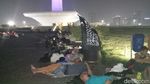 Massa Reuni 212 Makin Ramai, Begini Suasana di Monas Malam Ini
