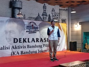 Aktivis Bandung Deklarasi Dukung Jokowi-Maruf di Pilpres 2019