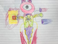 Tangan Kreatif Sang Ayah Sulap Coretan Anak Jadi Keren