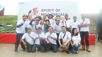 Gowes tersebut dimulai pada titik start di Gerbang Tol Caringin sampai dengan titik finish di sekitar Gerbang Tol Cigombong dengan jarak tempuh kurang lebih 10 km. Foto: Dok. Kementerian BUMN