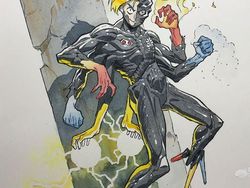 Tangan Kreatif Sang Ayah Sulap Coretan Anak Jadi Keren