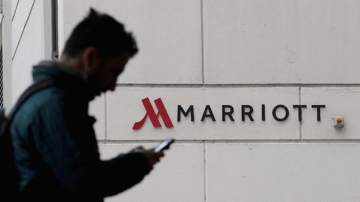 Database reservasi Marriott dibobol hacker. Foto: Scott Olson/Getty Images Database reservasi Marriott dibobol hacker. Foto: Scott Olson/Getty Images