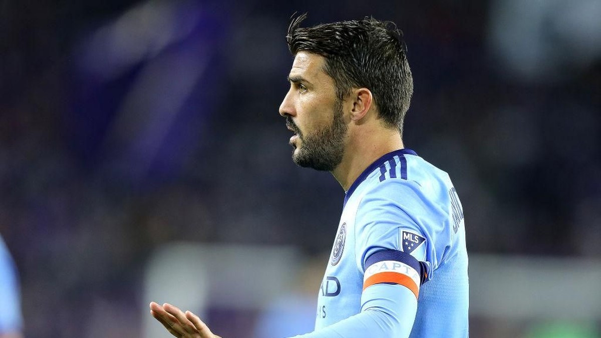 David Villa diklaim akan menyusul Andres Iniesta ke Jepang untuk bermain di Vissel Kobe. (Foto: Alex Menendez/Getty Images)