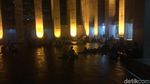 Ramainya Istiqlal di Malam Jelang Reuni 212