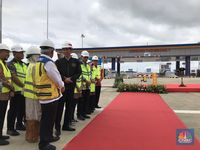 Buka Tol Bocimi, Jokowi Heran Proyek Bisa Mangkrak 21 Tahun