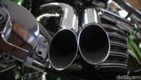 Modifikasi yang dilakukannya ini menambah kece tampilan Harley-Davidson milik Doddy. Foto: Rifkianto Nugroho/detikOto