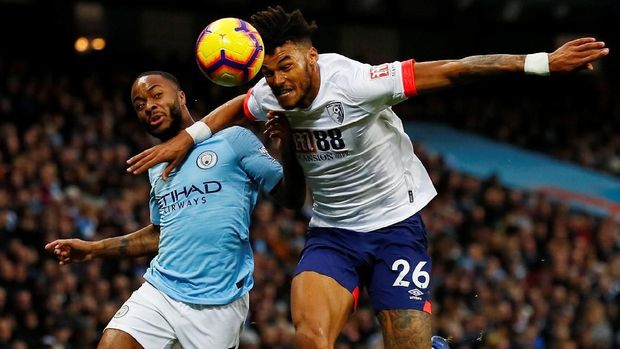 Manchester City dominan dalam penguasaan bola di babak pertama.