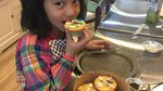 Cantiknya Engku Aleesya Saat Makan Bersama Laudya Cynthia Bella