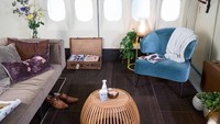 Dubbed Airplane Apartment mengakomodasi empat tamu Foto: Airbnb