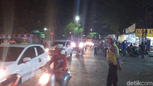 Arus lalu lintas di Jalan Kalasan-Pacar Keling lancar/