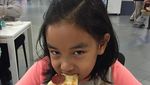 Cantiknya Engku Aleesya Saat Makan Bersama Laudya Cynthia Bella