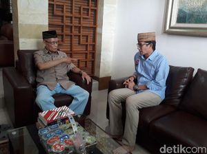 Sowan Buya Syafii, Sandi: Bukan Mencari Dukungan