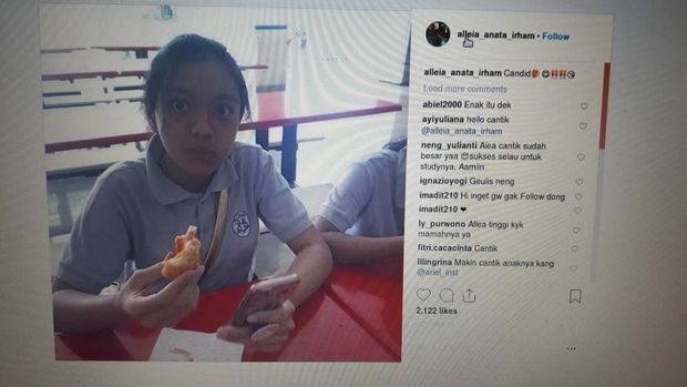 Intip Penampakan Allea, Putri Ariel yang Beranjak Remaja