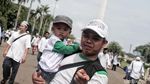 Potret Anak-anak yang Sengaja Diajak ke Reuni Akbar Mujahid 212