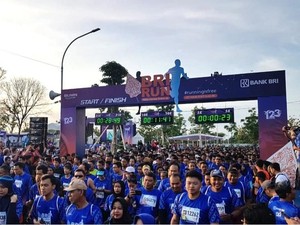 Terbesar dan Gratis, BRI RUN 2018 Solo Series Diserbu 10 Ribu Pelari