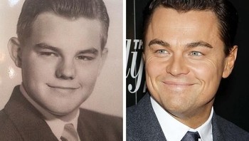 Leonardi Dcaprio yang dulu sudah punya pipi chubby. (Foto: Brightside)