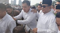 Prabowo, Prabowo, Prabowo,” teriak peserta. (Foto: M Guruh Nuary/detikcom)