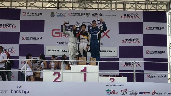 Pebalap ABM Motorsport Gerhard Lukita meraih podium teratas di BSD City GP (dok.ABM Motorsport) Pebalap ABM Motorsport Gerhard Lukita meraih podium teratas di BSD City GP (dok.ABM Motorsport)