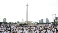 Banyak pihak mengapresiasi bahwa aksi ini berakhir dengan tertib (Foto: Dok. detikcom)