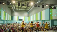 Zumba yang dipimpin oleh pendirinya sendiri, Alberto Perez ini mendapatkan hasil yang positif. (foto: Ayunda/detikHealth)