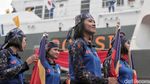Aksi Polwan Tangguh di HUT Polairud Ke-68