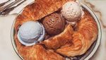 Nyamm! Croissant Makin Enak Dipadukan Es Krim Aneka Rasa