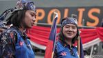 Aksi Polwan Tangguh di HUT Polairud Ke-68