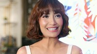 Model dan aktris berusia 39 tahun itu awalnya tak yakin bisa hamil dan melahirkan di usianya yang tak lagi muda. Pool/Ismail/detiKFoto.