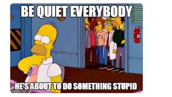 Homer Simpson ikut terbawa-bawa untuk menggambarkan blunder Pickford. (Foto: Internet/Twitter)