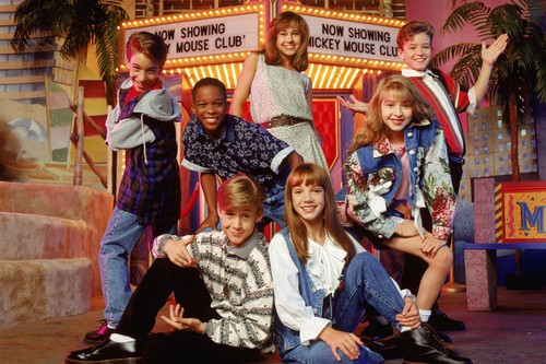 Britney Spears saat masih kecil bersama Justin Timberlake dan Ryan Gosling.