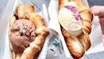 Nyamm! Croissant Makin Enak Dipadukan Es Krim Aneka Rasa