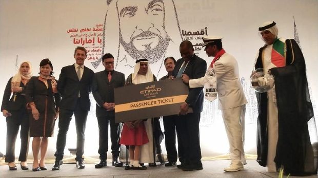 Mendagri dan Menteri ATR Hadiri Ulang Tahun Uni Emirates Arab di Jakarta