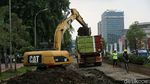 Rusak Akibat Proyek Becakayu, Jl KH Noer Ali di Bekasi Diperbaiki