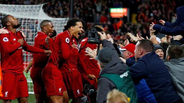 Liverpool dalam kondisi bagus setelah meraih puncak klasemen Liga Inggris.