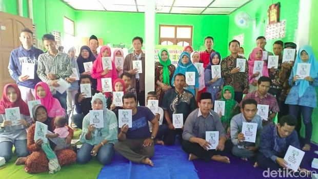 Calon pengantin usai mendapat bimbingan/