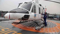 Helikopter baru yang akan memperkuat Polairud itu berjenis Heli Bell P-412EP.
