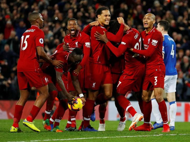 Drama Gol Menit 95 di Derby Merseyside