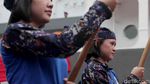 Aksi Polwan Tangguh di HUT Polairud Ke-68