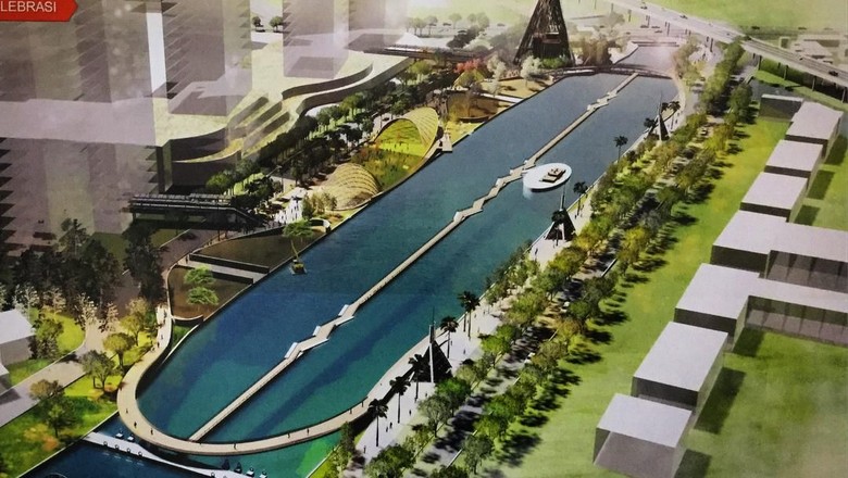 Desain akhir penataan Kali Malang zona 1 (ridwankamil/Instagram) Desain akhir penataan Kali Malang zona 1 (ridwankamil/Instagram)