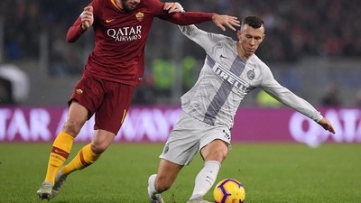 Sengit AS Roma vs Inter di Stadion Olimpico