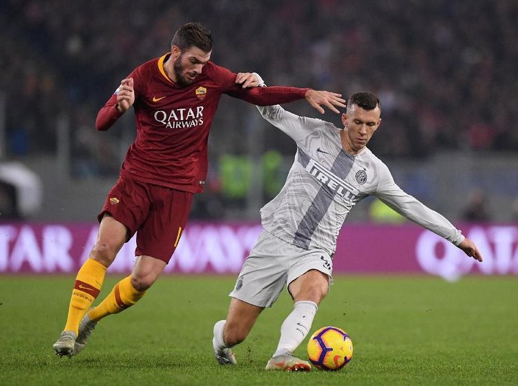 Sengit AS Roma vs Inter di Stadion Olimpico