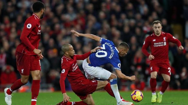 Liverpool menang 1-0 atas Everton pada pertemuan pertama Liga Inggris musim ini.