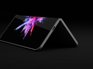 Penampakan Desain Ponsel Layar Lipat Microsoft Andromeda