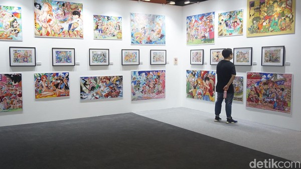 Ada bagian Hello Colorful World. Di sini kita akan melihat beragam gambar One Piece yang penuh warna (Afif Farhan/detikTravel) Ada bagian Hello Colorful World. Di sini kita akan melihat beragam gambar One Piece yang penuh warna (Afif Farhan/detikTravel)