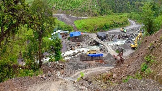 Jembatan Jadi Saksi Bisu Penembakan 31 Pekerja di Trans Papua