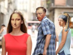 Ketika Lukisan Klasik Dipadukan Budaya Pop Pakai Photoshop