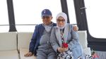 Potret Kemesraan JK dan Istri Menyusuri Sungai Rio Sarmiento