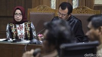 Agenda sidang yakni mendengarkan keterangan sejumlah saksi Rudi Herlambang, Dwi Hartono, Iwan Agung Firstantara, Suwarno dan Audrey.